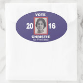 Stemming in President 2016 Ovale Sticker (Tas)