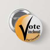 Stemming in vinehout voor de Button van de gouvern (Voorkant /achterkant)