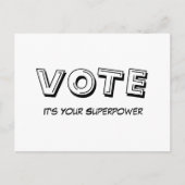Stemming: It's Your Superpower Postcard Briefkaart (Voorkant)