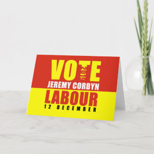Stemming Jeremy Corbyn Labour 2019 kaart