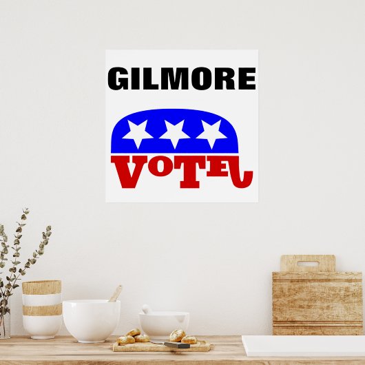 Stemming : Jim Gilmore Republikein Elephant Poster (Keuken)