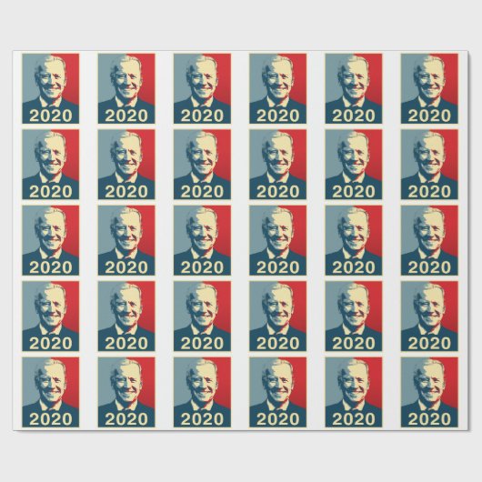 STEMMING JOE BIDEN 2020 CADEAUPAPIER (Vlak)
