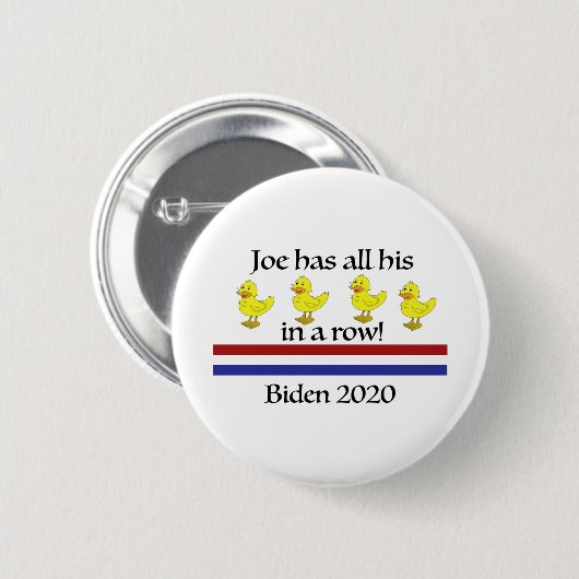 Stemming: Joe Biden 2020 Ronde Button 5,7 Cm (Voorkant /achterkant)