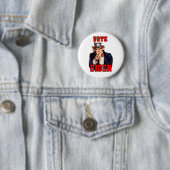 Stemming: Joe Biden oom Sam 2024 Ronde Button 5,7 Cm (In situ)