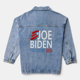Stemming Joe Biden President 2024 Denim Jacket
