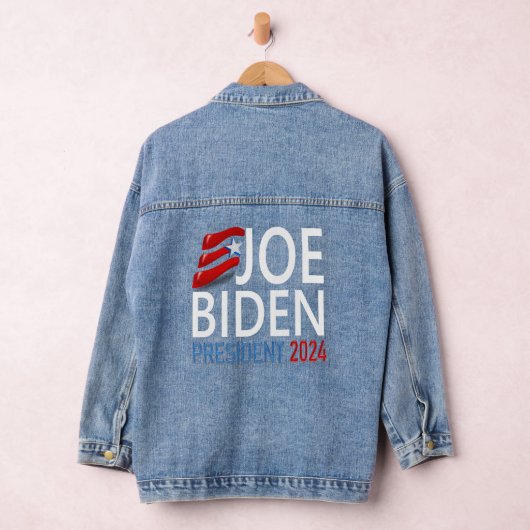 Stemming Joe Biden President 2024 Denim Jacket (Hangar)