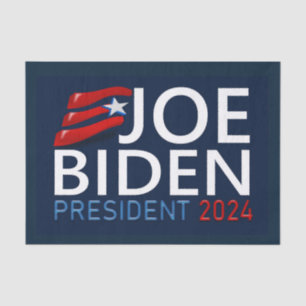 Stemming Joe Biden President 2024 Tissuepapier