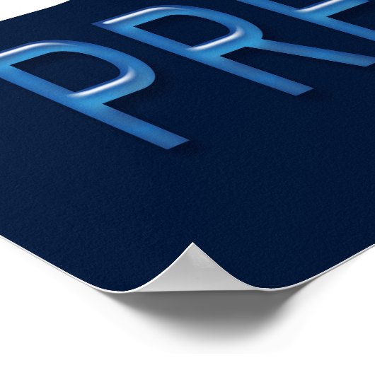 Stemming Joe Biden President 2024 Verkiezing Poste Poster (Hoek)