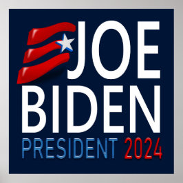 Stemming Joe Biden President 2024 Verkiezing Poste Poster
