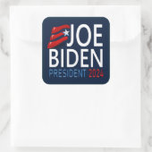 Stemming Joe Biden President 2024 Vierkante Sticker (Tas)