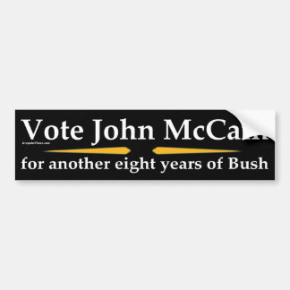 Stemming: John McCain bumper sticker