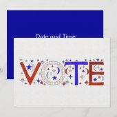 STEMMING KAART (Voorkant / Achterkant)