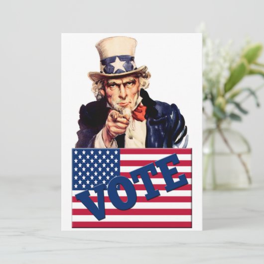 Stemming Kaart (Staand voorkant)