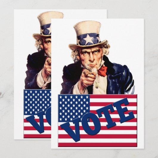 Stemming Kaart (Voorkant / Achterkant)