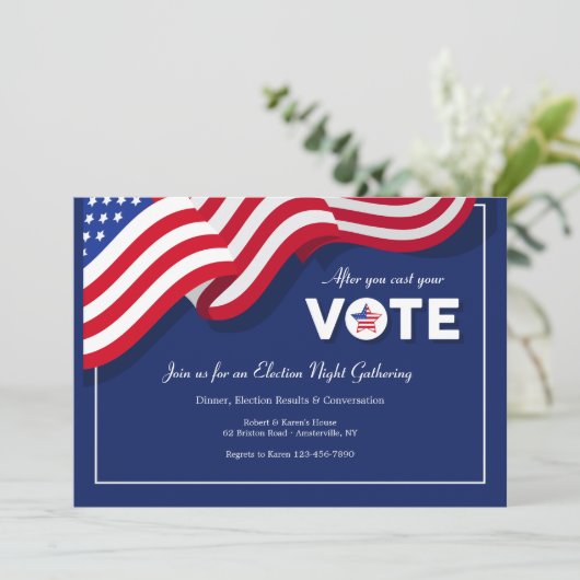 Stemming Kaart (Staand voorkant)