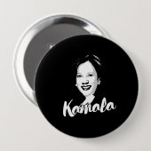Stemming Kamala - Ronde Button 4,0 Cm (Voorkant /achterkant)
