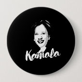Stemming Kamala - Ronde Button 4,0 Cm (Voorkant)