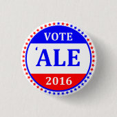 Stemming: knop "ALE 2016" Ronde Button 3,2 Cm (Voorkant)