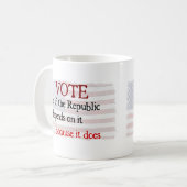 Stemming Koffiemok (Voorkant links)