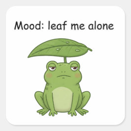 Stemming: laat me alleen vierkante sticker