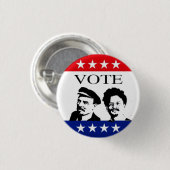 Stemming Lenin en Trotsky Ronde Button 3,2 Cm (Voorkant /achterkant)