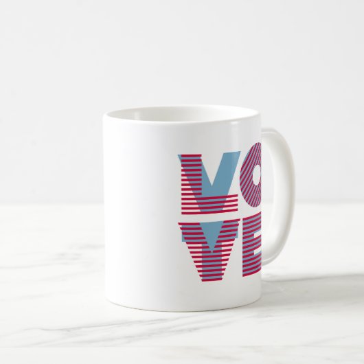 STEMMING / LOVE Koffie-Mok Koffiemok (Voorkant rechts)