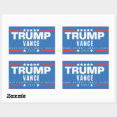 Stemming MAGA Trump Vance 2024 Rechthoekige Sticker (Vel)