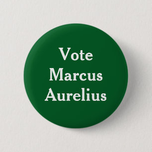 Stemming Marcus Aurelius Ronde Button 5,7 Cm
