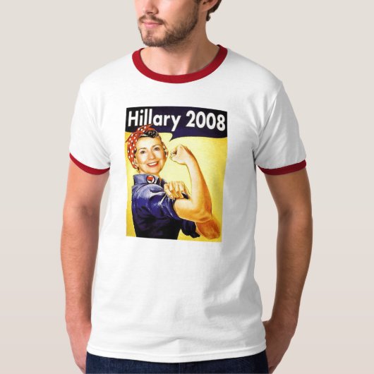 stemming met hillary roise t-shirt (Voorkant)
