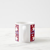 Stemming met sterren en strips - espresso kop (Achterkant)