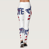 Stemming met vinkje en ster leggings (Achterkant)