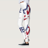 Stemming met vinkje en ster leggings (Links)