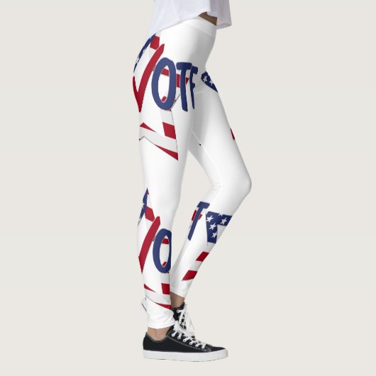 Stemming met vinkje en ster leggings (Rechts)