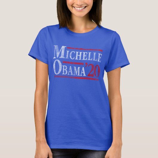 Stemming: Michelle Obama 2020 voor President T-shirt (Voorkant)