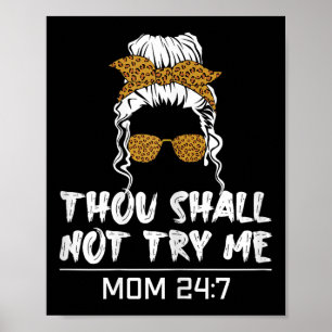 Stemming Moeder Citaat Gij Zult Mij Niet Tarten Mo Poster