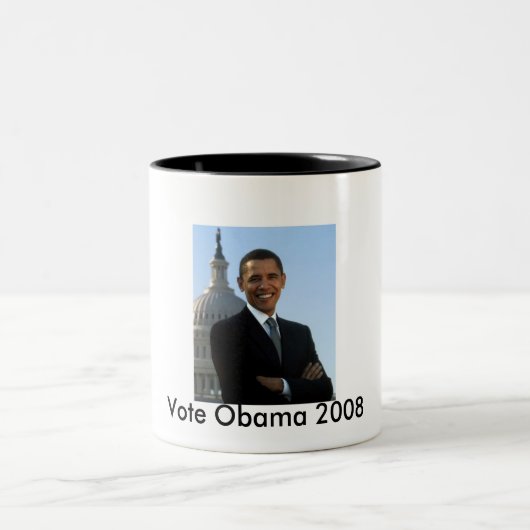 Stemming: Mok koffie Obama 2008 (Center)