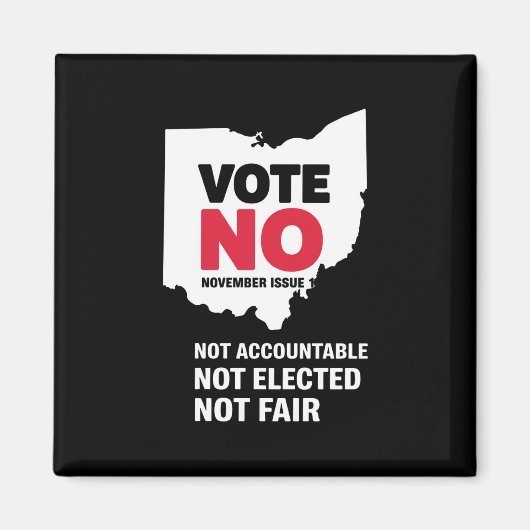 Stemming: november nummer 1 magneet (Voorkant)