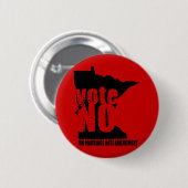 STEMMING NR. MN MARRIAGE HATE AMENDEMENT RONDE BUTTON 5,7 CM (Voorkant /achterkant)