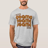Stemming OBAMA 2008 Retro - t-shirt (Voorkant)