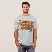 Stemming OBAMA 2008 Retro - t-shirt (Voorkant volledig)