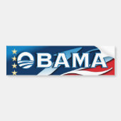Stemming OBAMA 2012-Bumperstickers Bumpersticker (Voorkant)