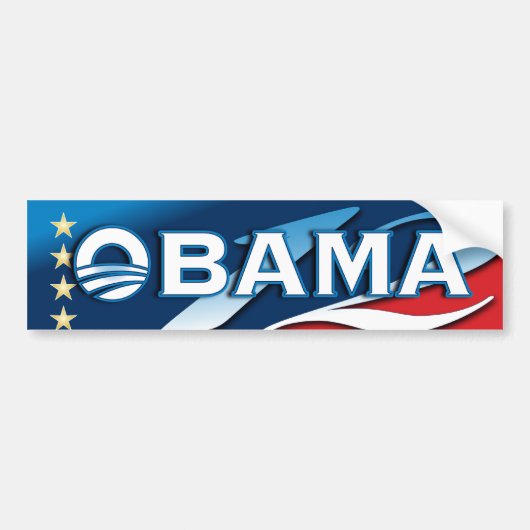 Stemming OBAMA 2012-Bumperstickers Bumpersticker (Voorkant)