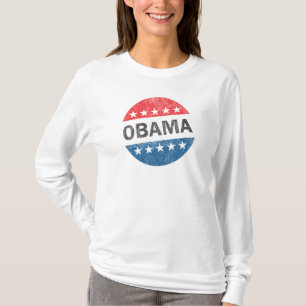  stemming Obama 2012 Button Shirt vrouwen