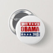 STEMMING OBAMA 2012 SIGN .png Ronde Button 5,7 Cm (Voorkant /achterkant)