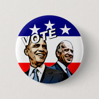 Stemming Obama Biden in 2008 Ronde Button 5,7 Cm