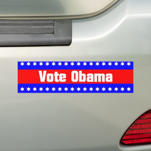 Stemming Obama Bumpersticker (Op auto)