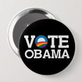 STEMMING OBAMA RONDE BUTTON 4,0 CM (Voorkant /achterkant)
