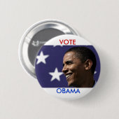 Stemming Obama Ronde Button 5,7 Cm (Voorkant /achterkant)
