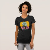 STEMMING OBAMA Sheer V-Neck T-shirt (Voorkant volledig)