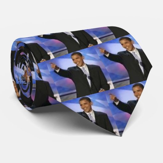 Stemming Obama Stropdas (Opgerold)